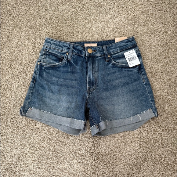 NWT Kut From The Kloth Jane Raw Hem High Waist Denim Shorts Size 2 - Picture 2 of 3